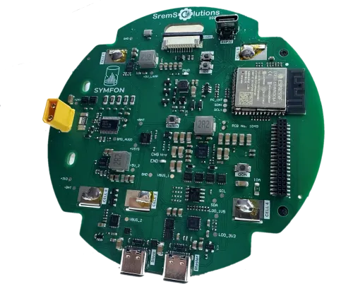 Razvijena PCB pločica s elektroničkim komponentama